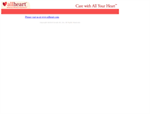 Tablet Screenshot of manage.allheart.com